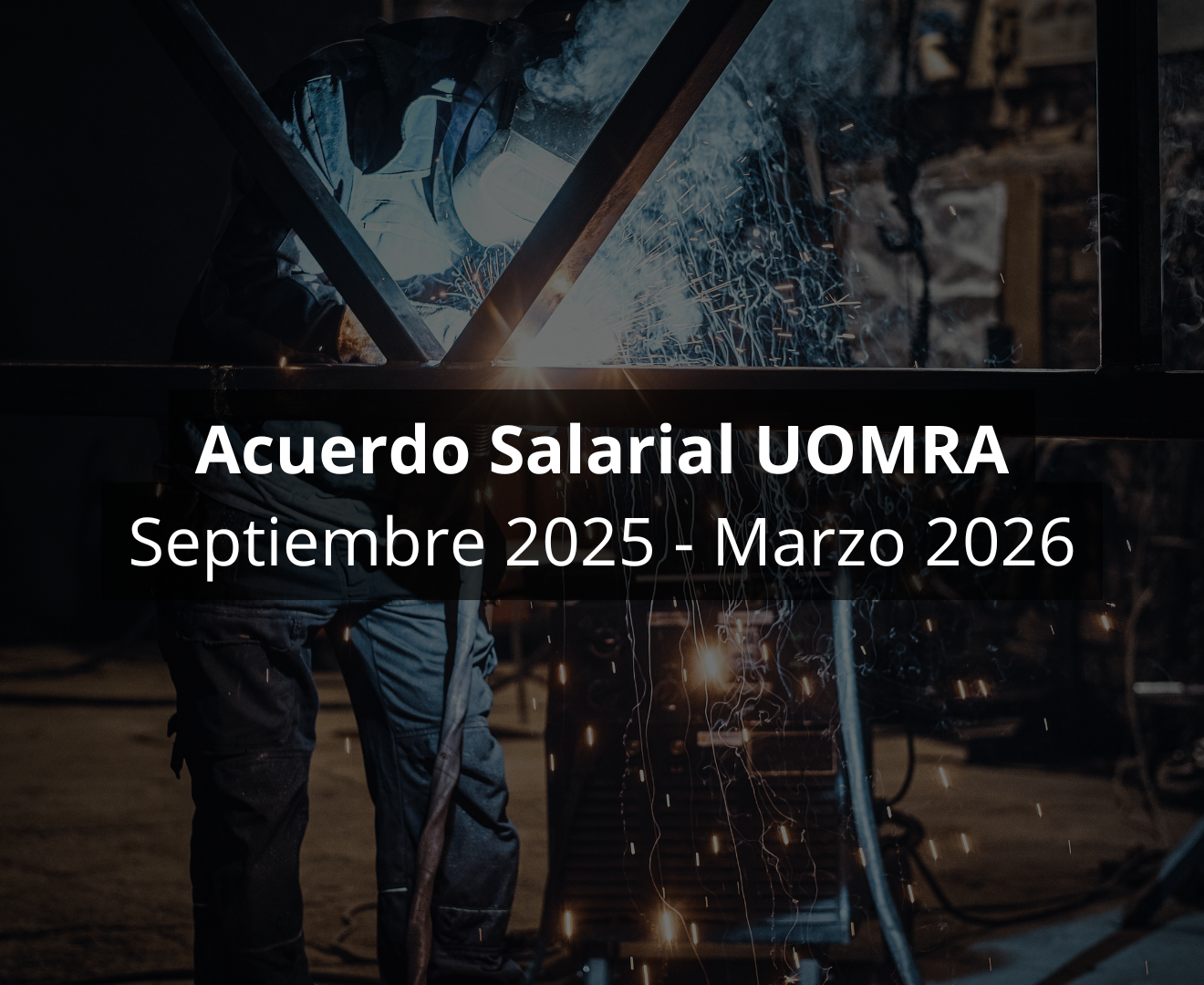 Acordo Salarial UOMRA: setembro de 2025 - março de 2026